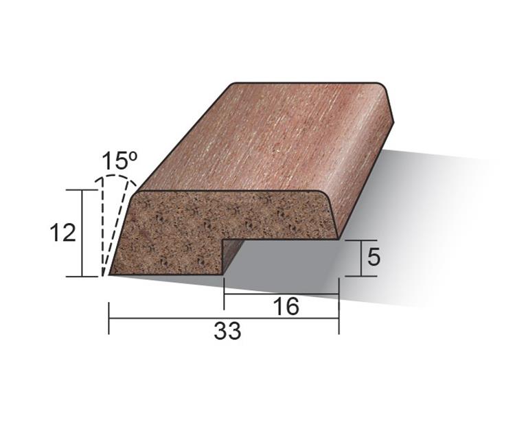 Meranti Glaslat Type C4 Wit Gegrond Houtmarkt